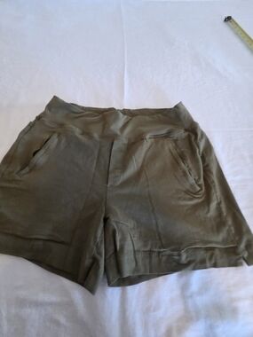 Swiss Alps Olive Green Women's Comfort Waistband Shorts.